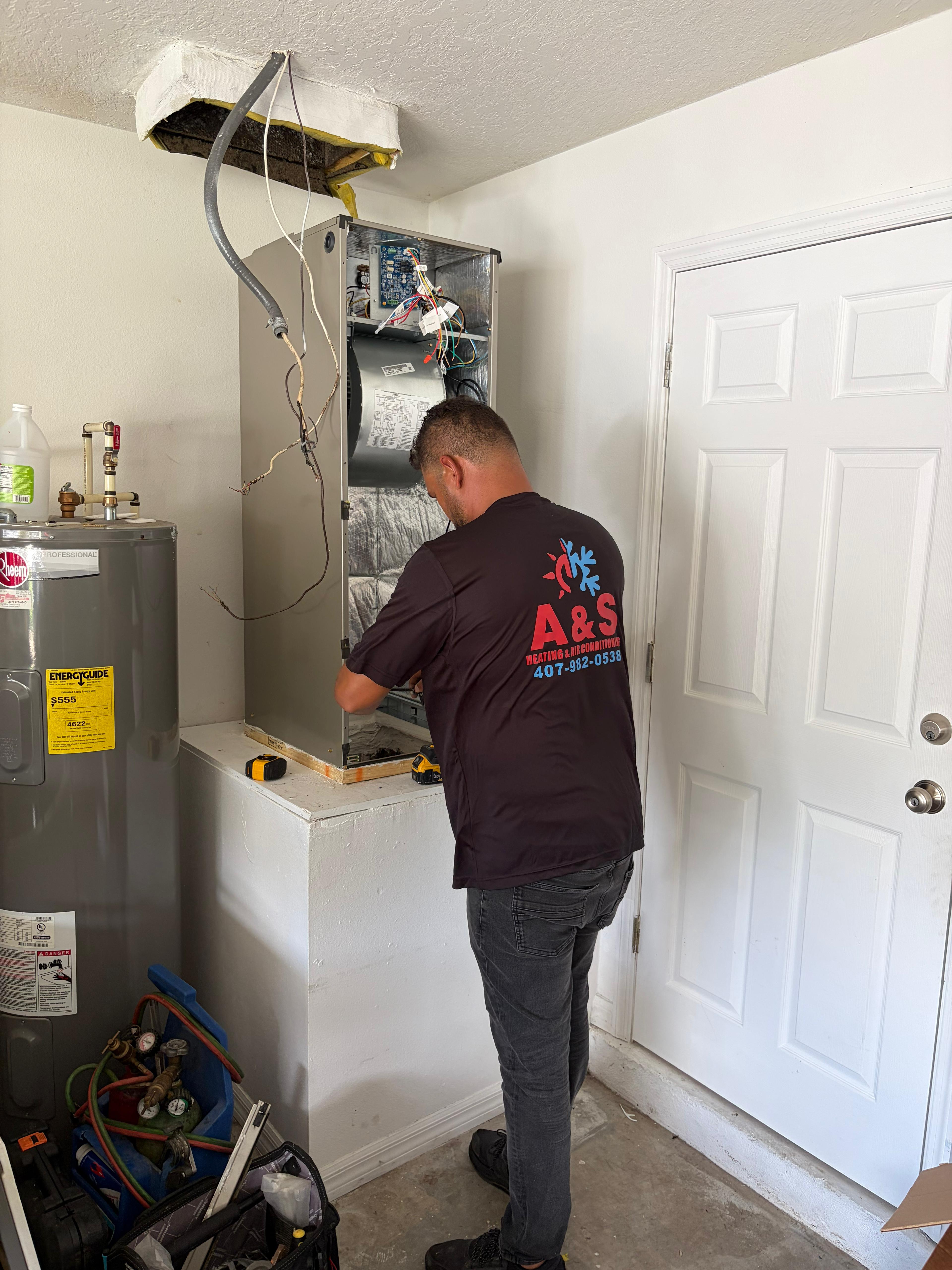 A&S completed cooling system project